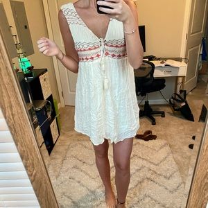 Cute, white, free people dress❤️